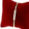2291 Bransoletka elegancka złota 18+2,5cm pozłacana 14k Xuping cyrkonie